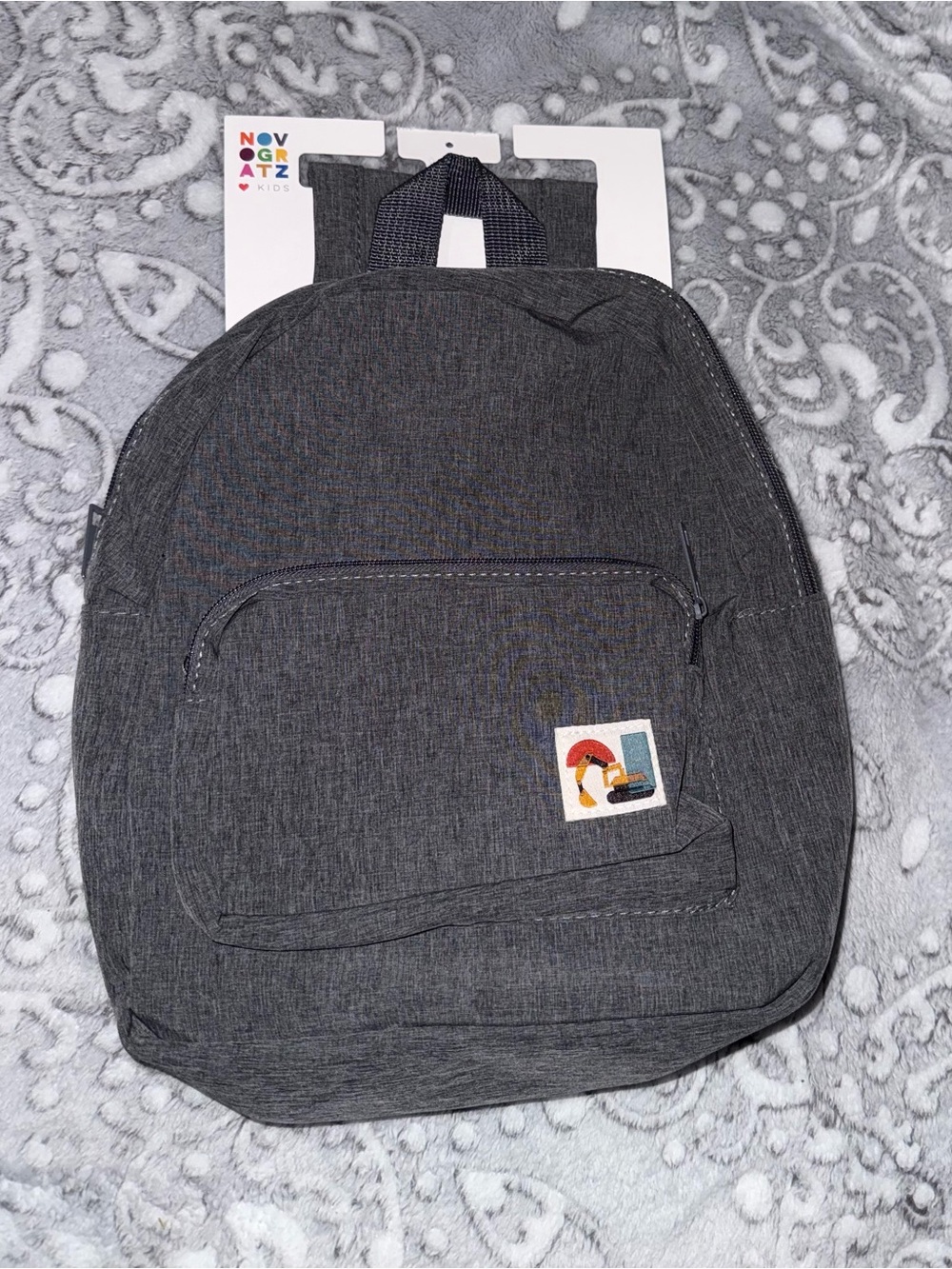 Novogratz Kids Gray Backpack – New